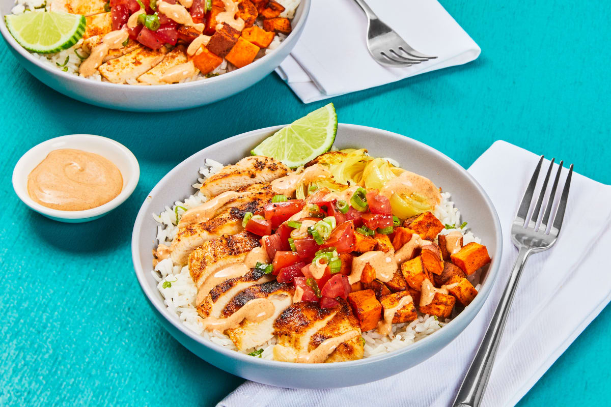 Chipotle Chicken & Rice Bowls