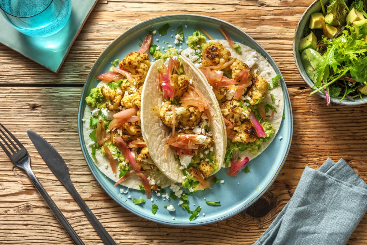 Chipotle-Roasted Cauliflower Tacos