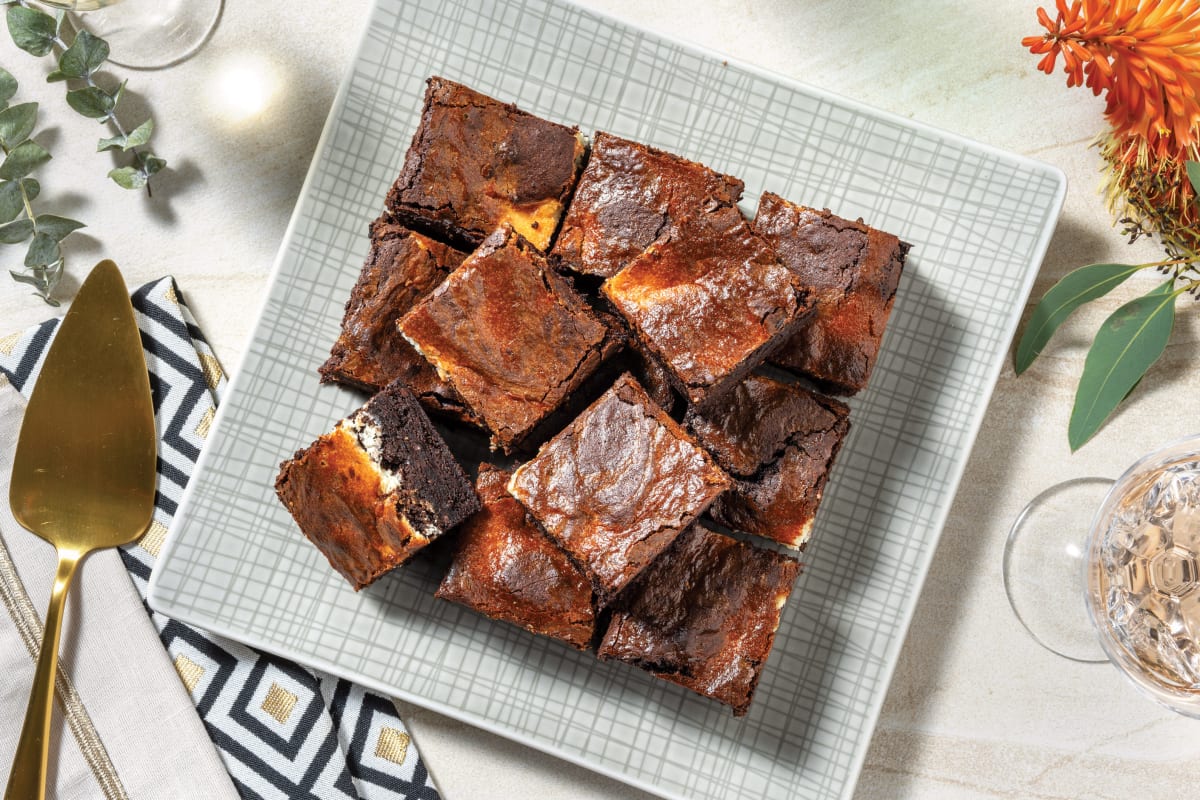 Chocolate Cheesecake Swirl Brownies