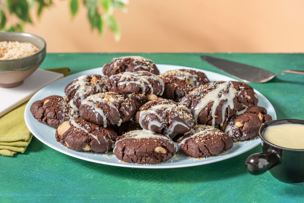 Chocolate Almond Cookies