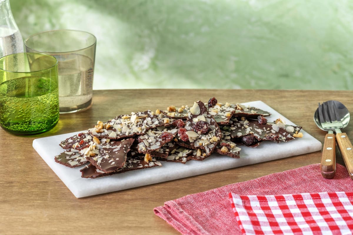 Chocolate Maple Nut Bark