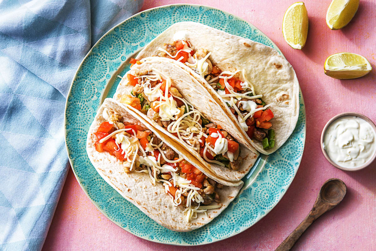 Chopped Chicken Thigh Tacos