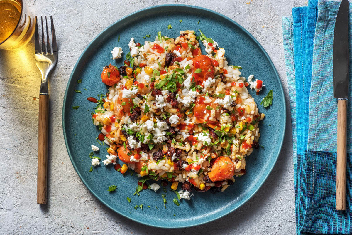 Risotto au chorizo