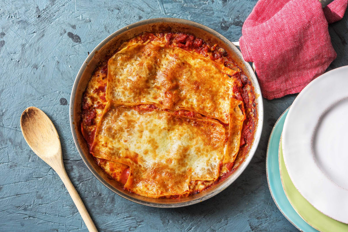 Chorizo & Spinach One-Pan Lasagne