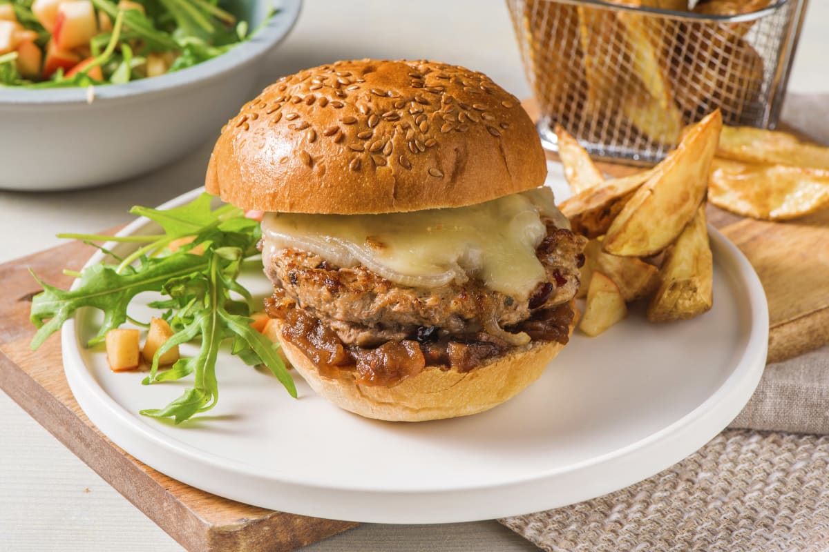 Christmas Stuffing Burger