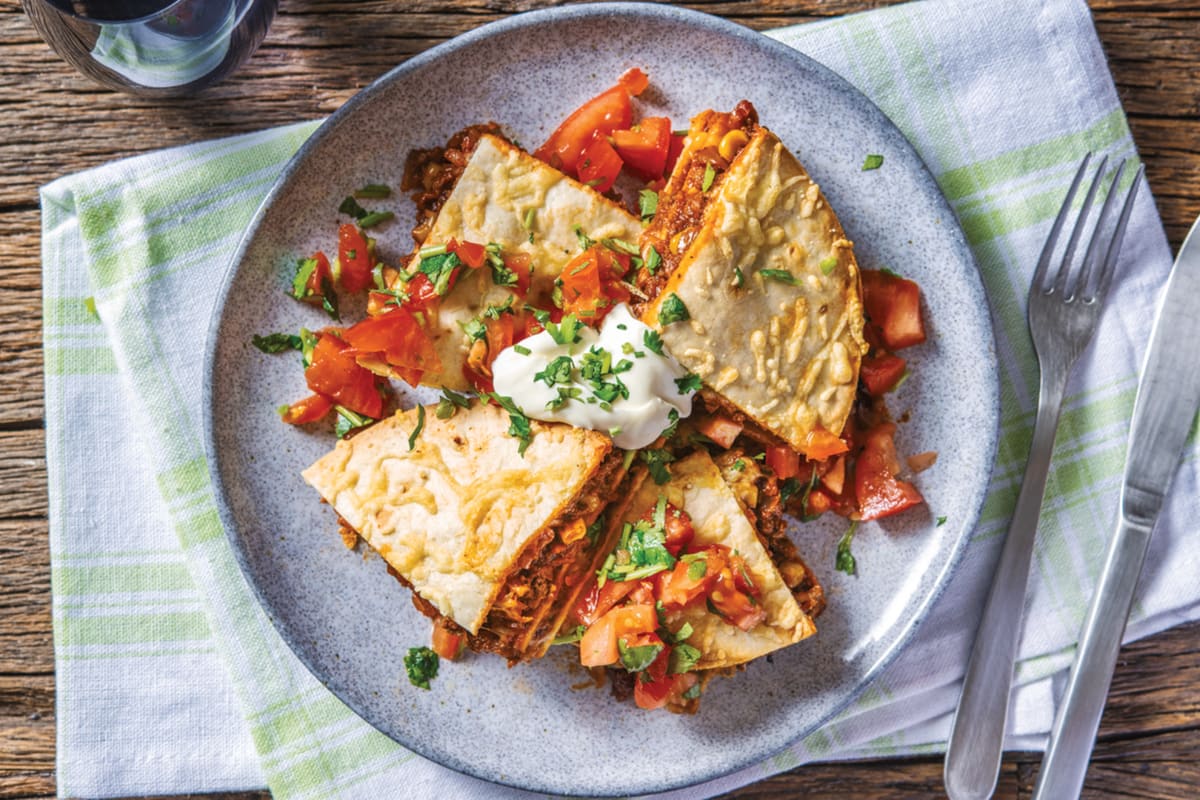 Clark's Mexican Beef Tortilla Stack Recipe | HelloFresh