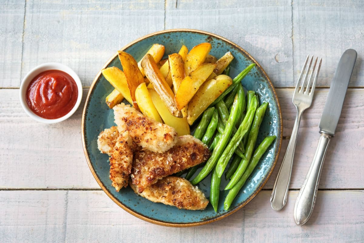 Coconut-Crusted Chicken Fingers