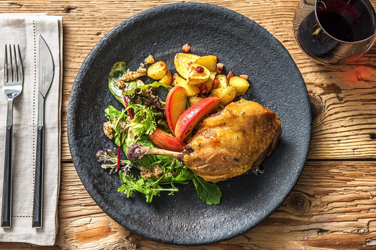 Confit Duck with Pancetta Potatoes Recipe | HelloFresh