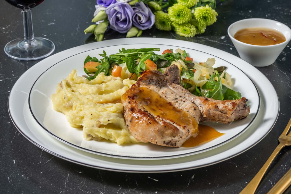 Apricot-Dijon Pork Chops