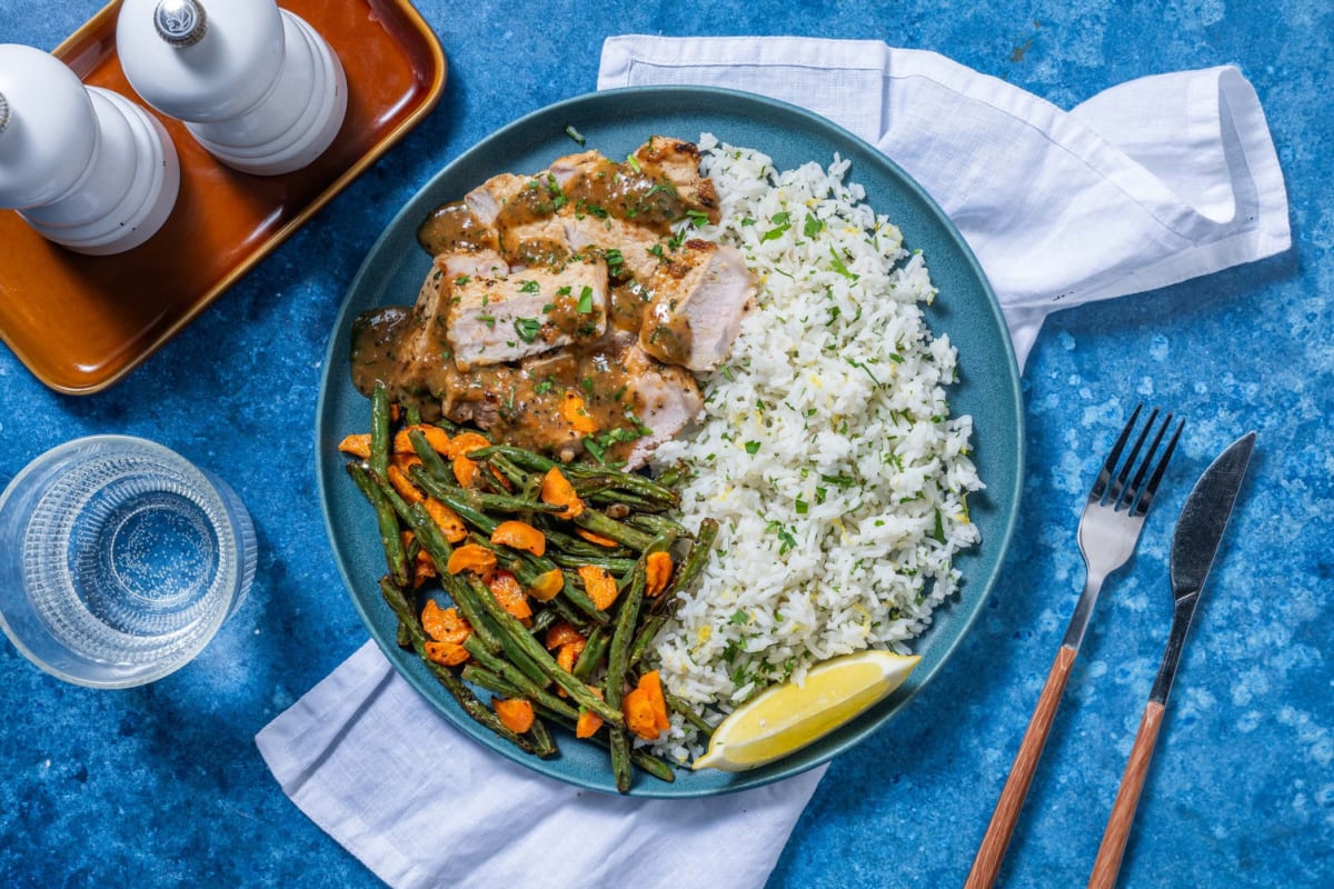 Lemon-Pepper Pork Chops