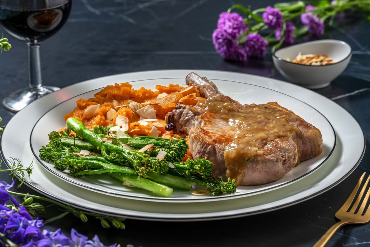 Maple-Ginger Pork Chops