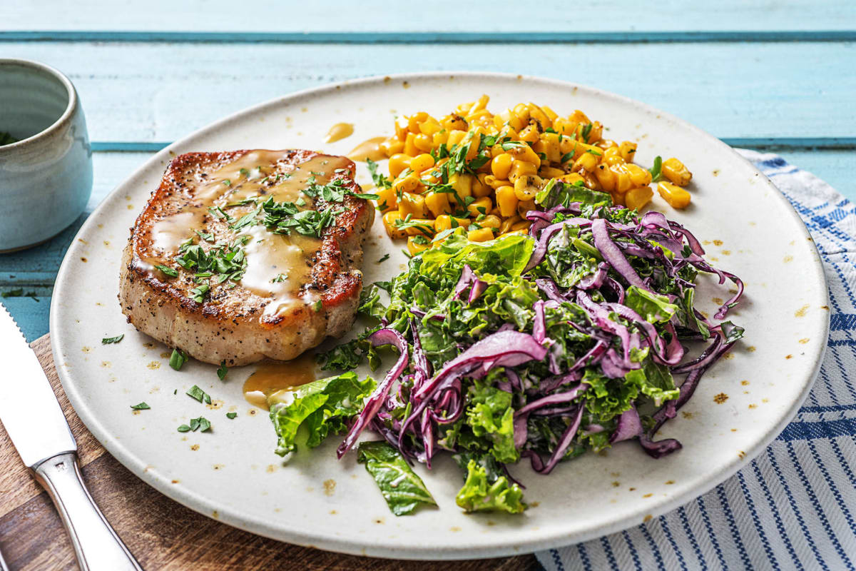 Maple-Glazed Pork Chops