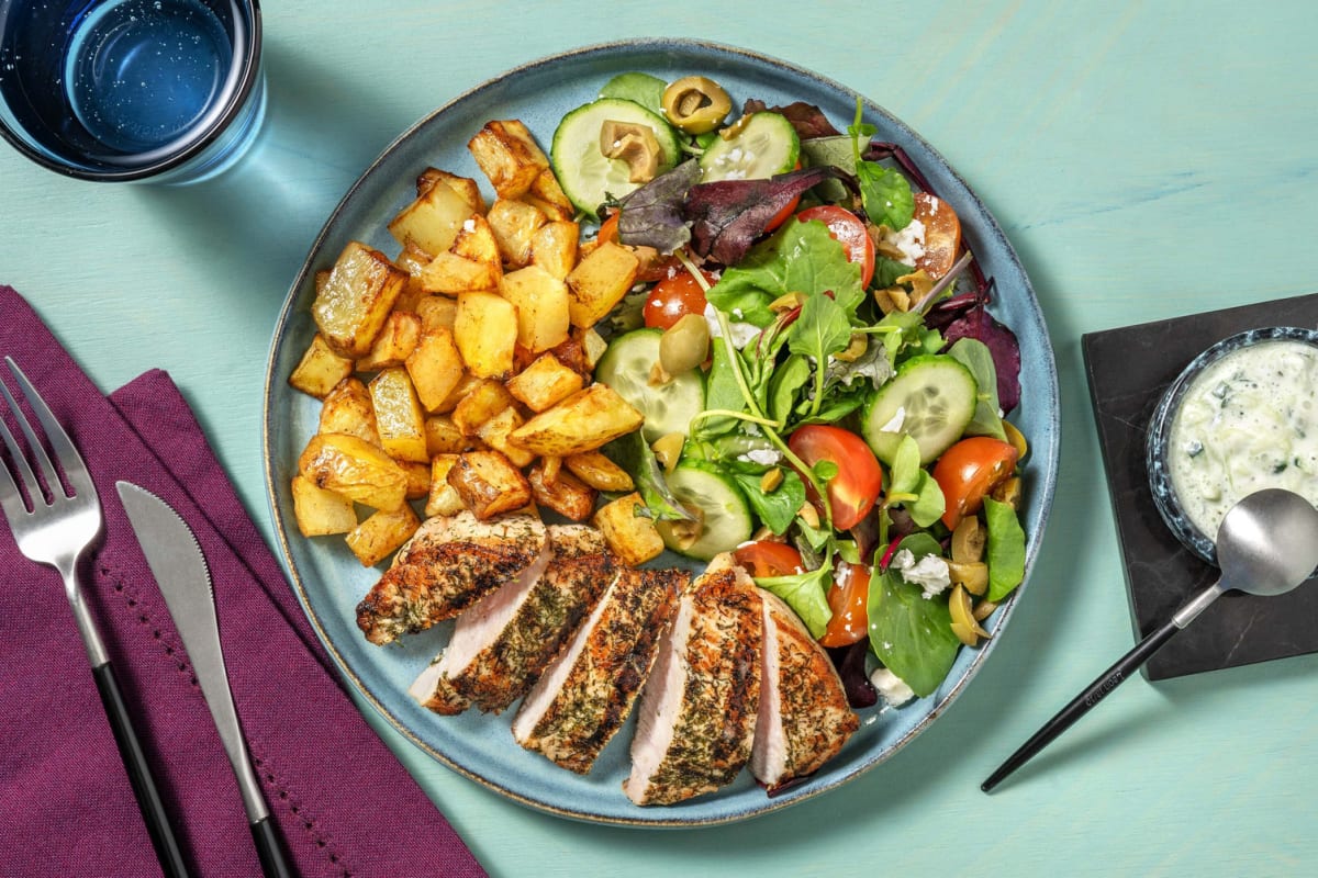 Grilled Greek-Style Pork Chops