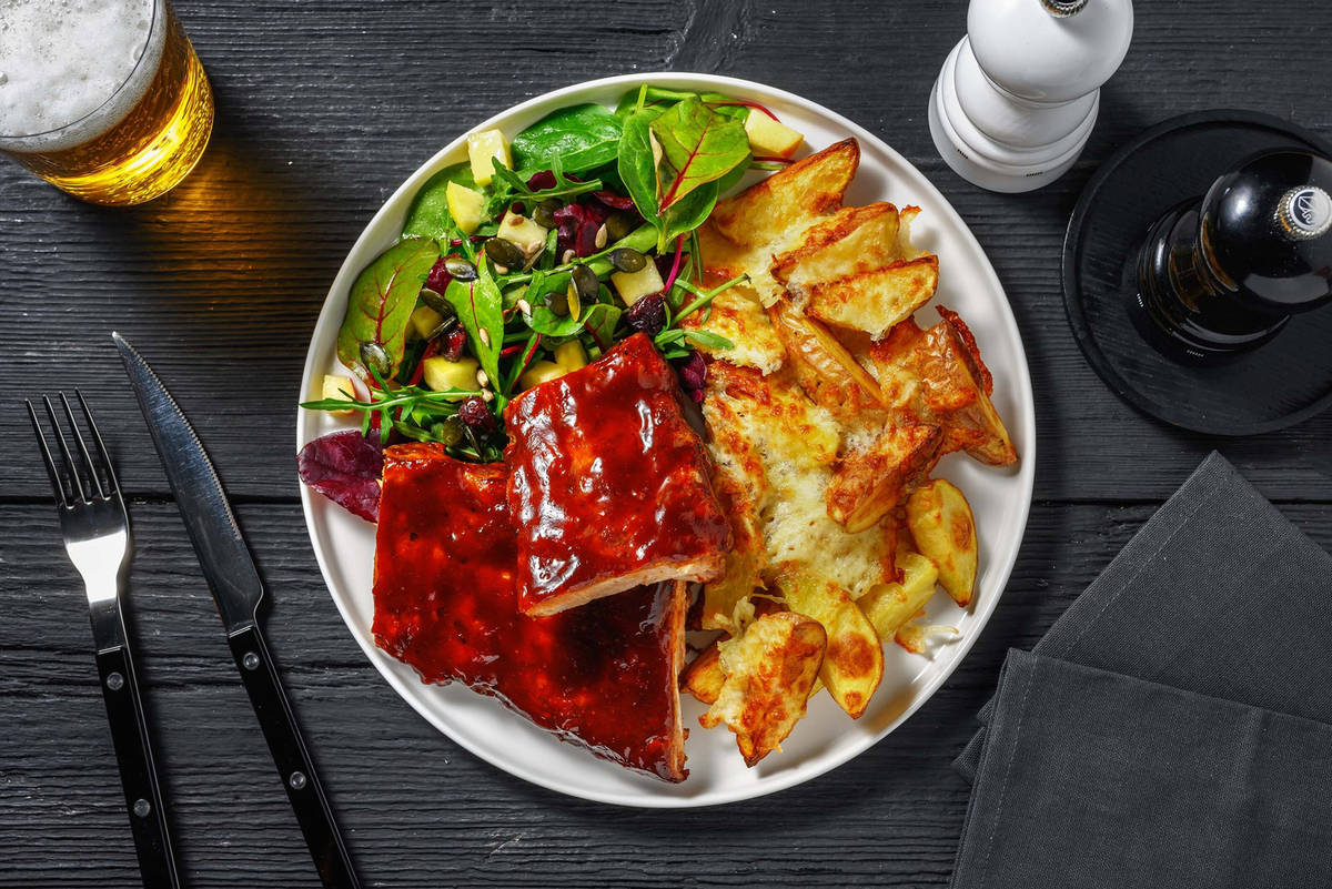 BBQSauced Pork Ribs Recipe HelloFresh