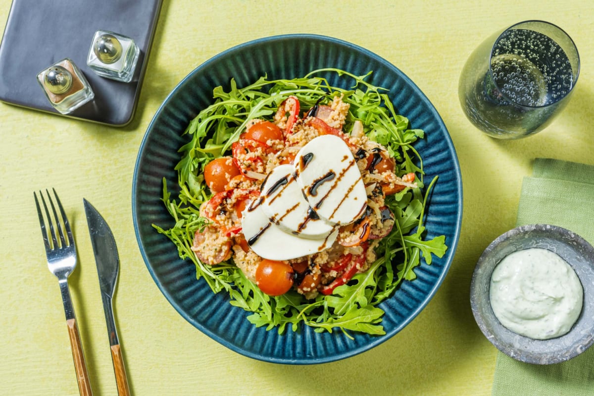 Couscous-Salat alla Caprese