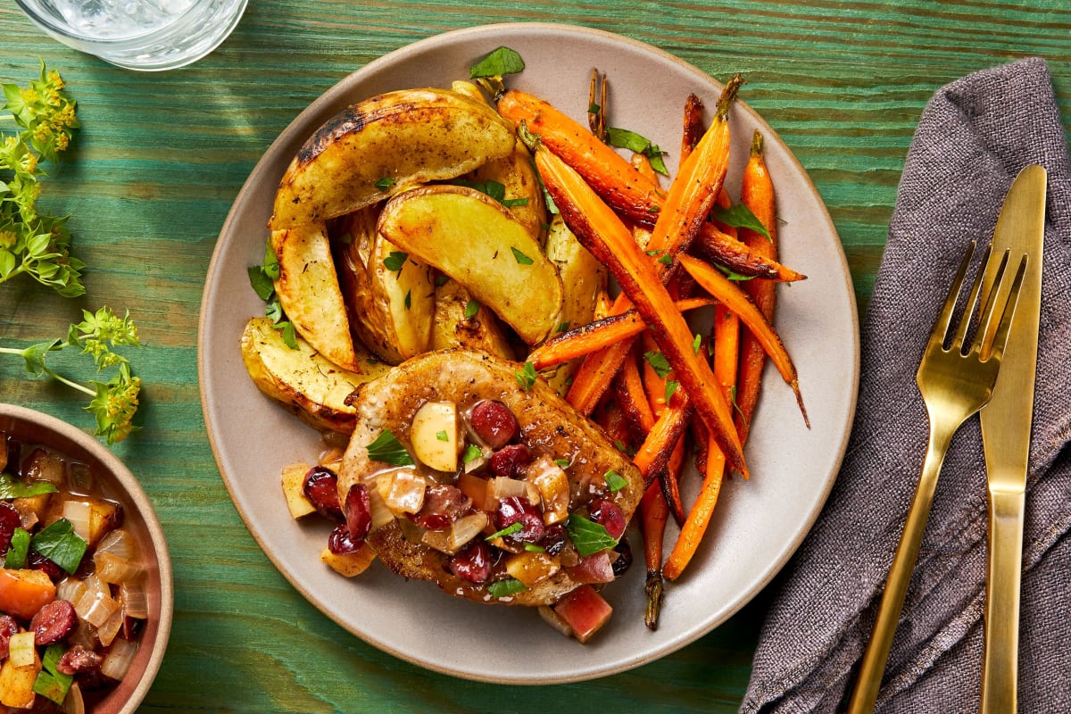 Cranberry Apple Pork Chops