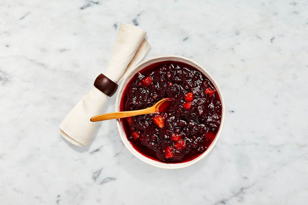 self proclaimed foodie cranberry sauce