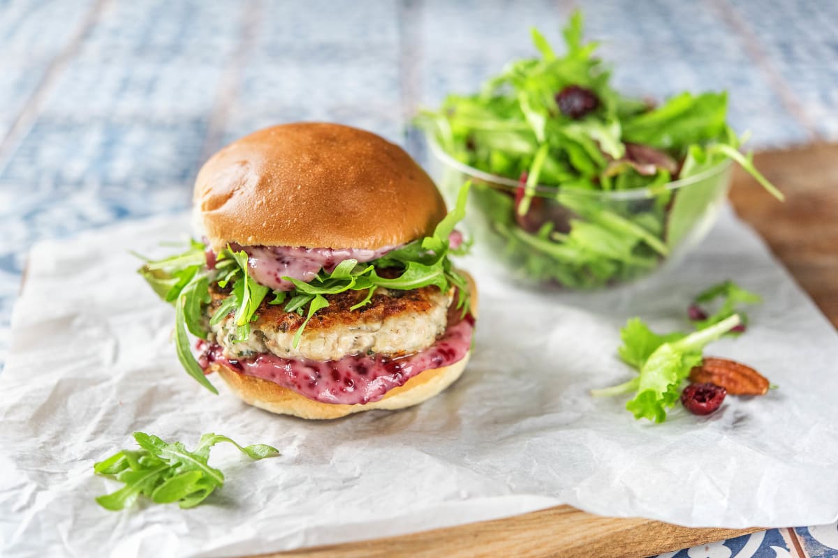 Crantastic Turkey Burgers