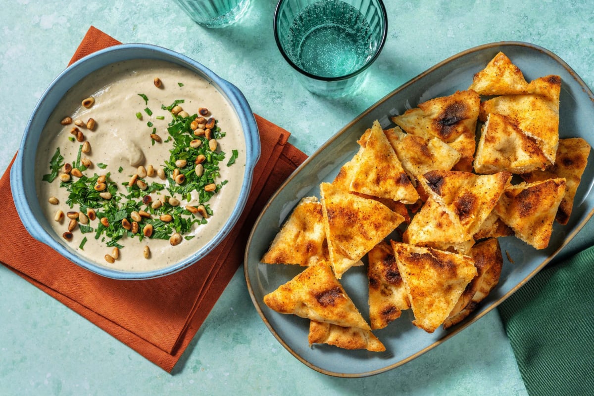 Creamy Baba Ganoush as an extra