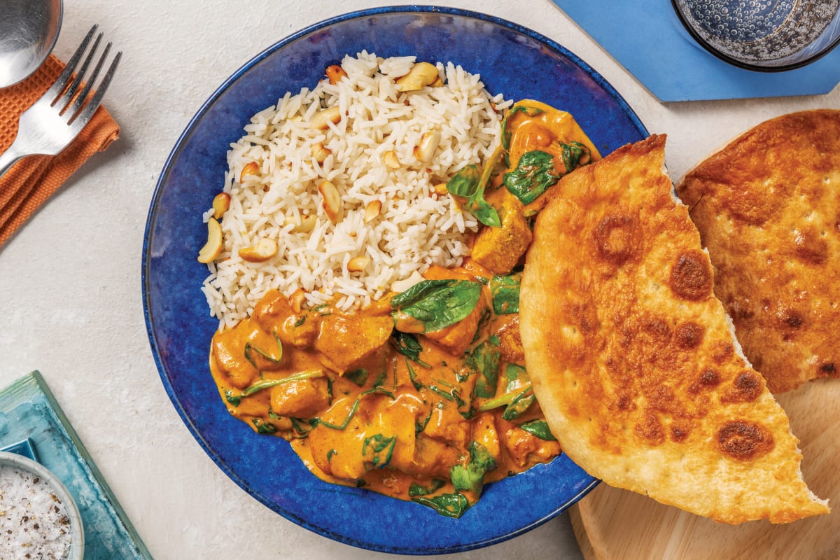 Creamy Butter Chicken & Spinach