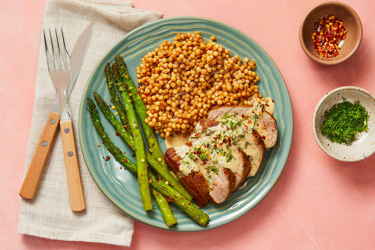 Creamy Dill Pork Tenderloin