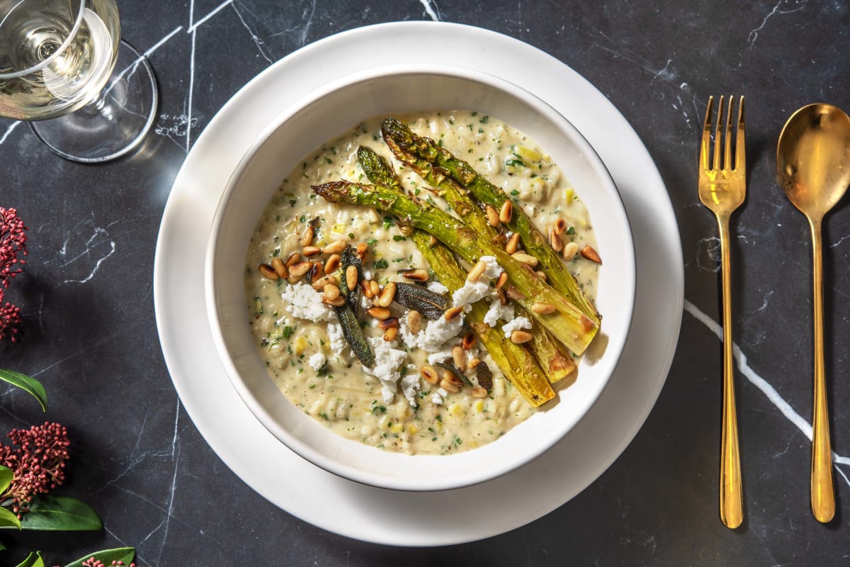 Creamy Goat’s Cheese Risotto