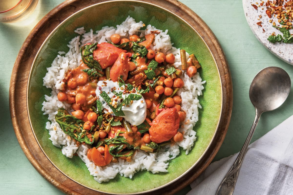 Creamy Indian Chicken & Chickpea Curry