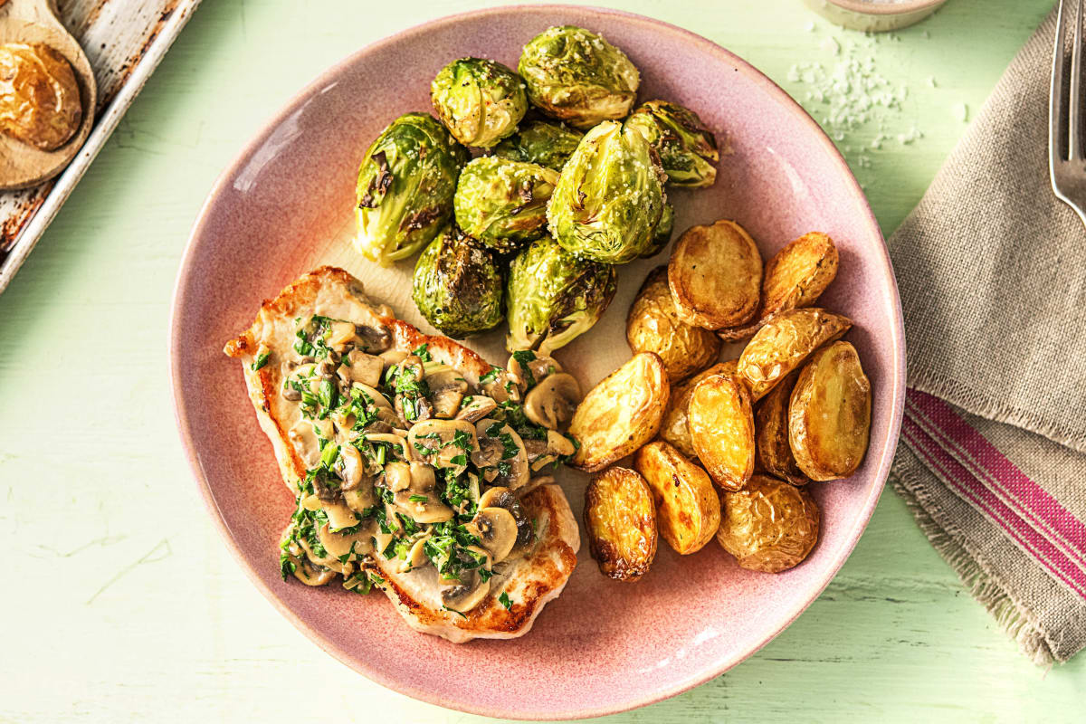 Creamy Mushroom Pork Chops