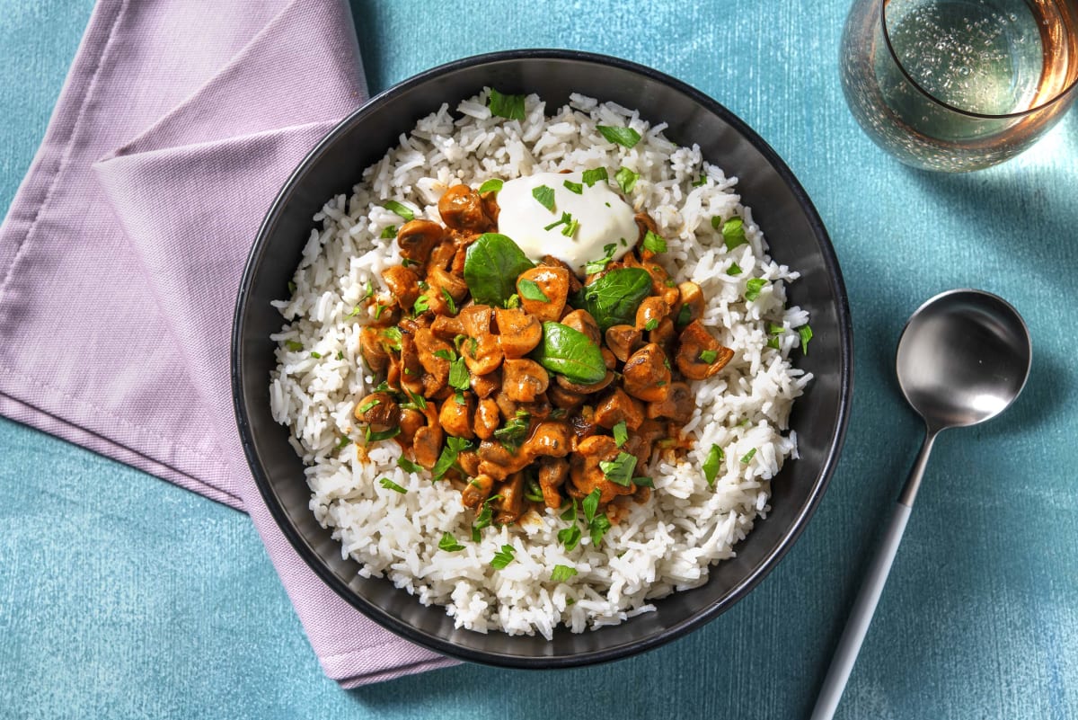 Creamy Mushroom Stroganoff