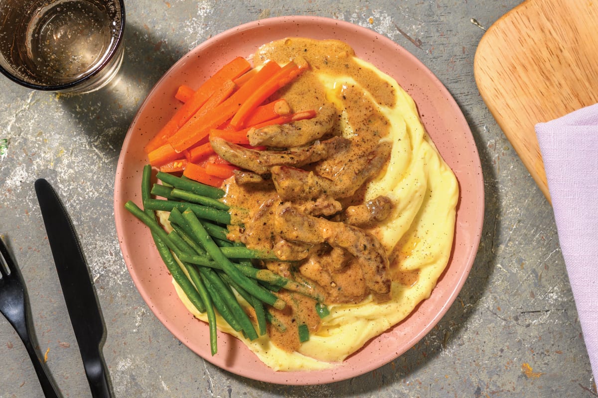 Creamy Mustard Beef