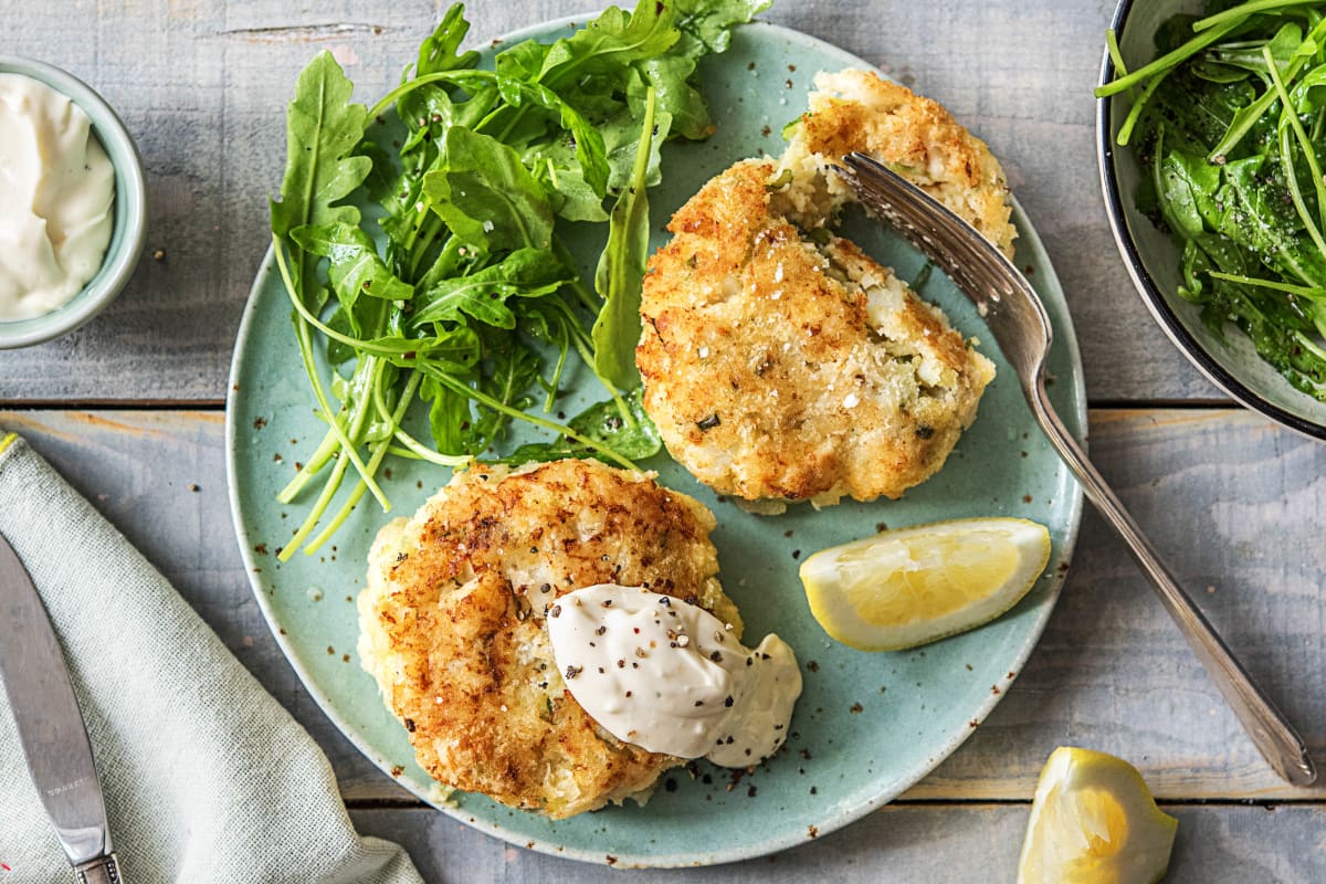 Creamy Potato Cod Cakes