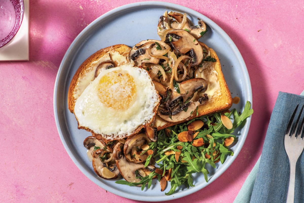 Creamy Truffle Mushrooms & Toasted Brioche