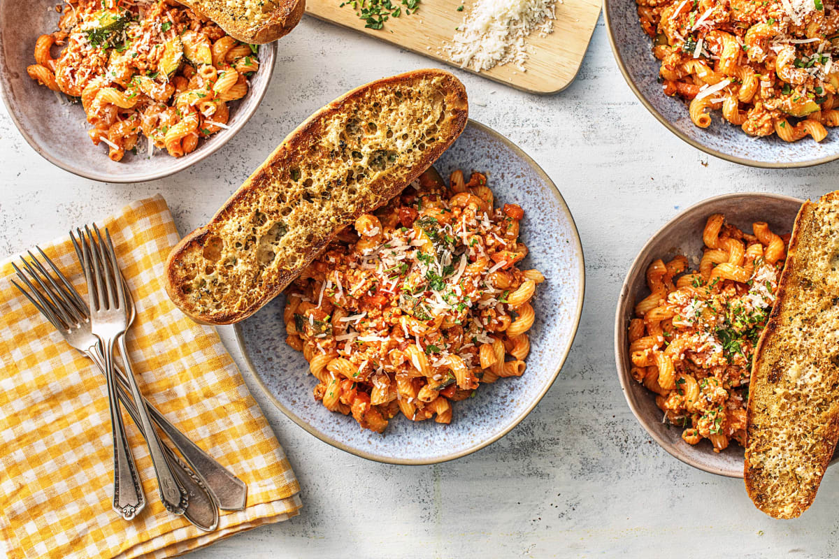 Creamy Turkey Bolognese