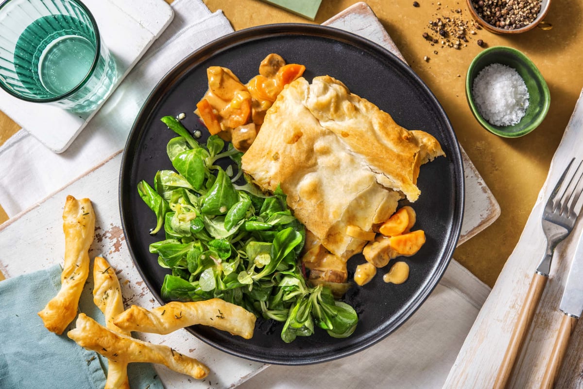 Cremiges Gemüse-Pilz-Ragout Rezept | HelloFresh