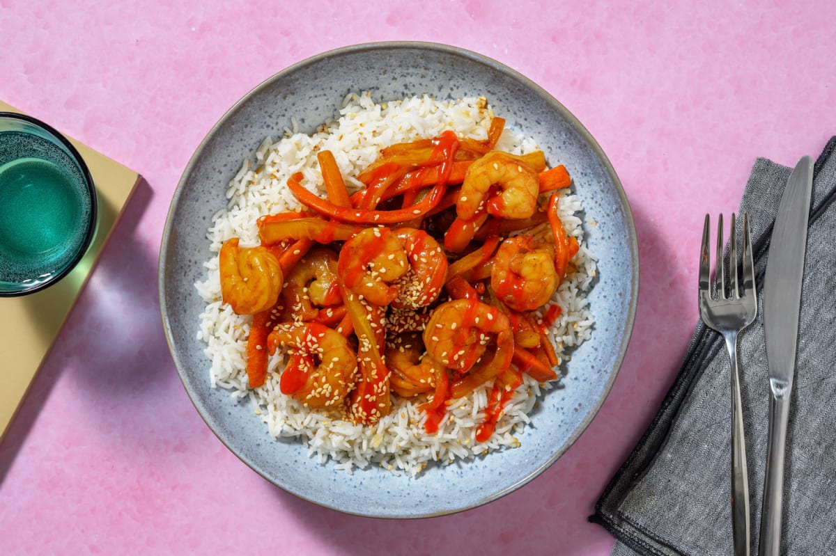 Gochujang Glazed Shrimp