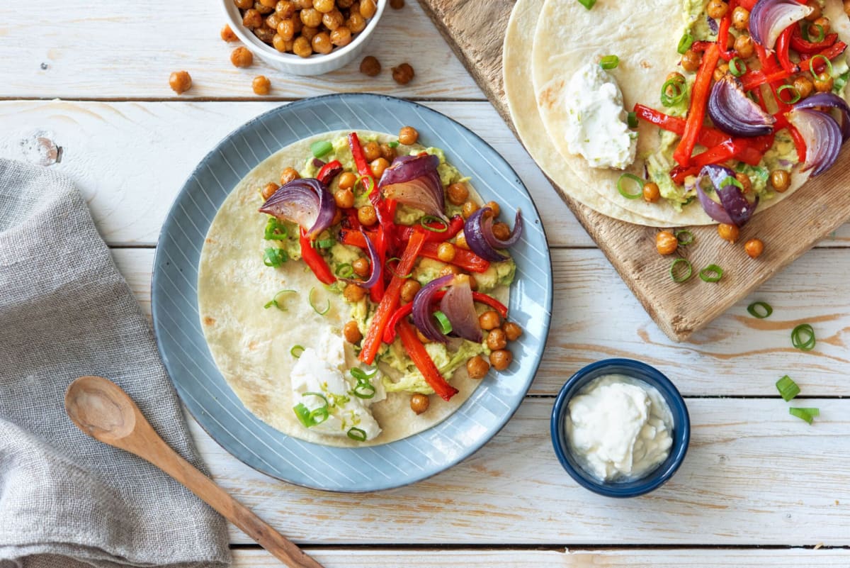 Crispy Chickpea Tacos