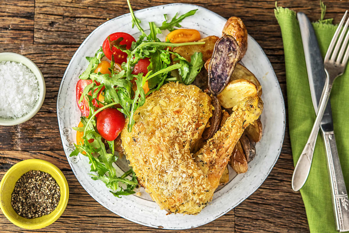 Crispy Crusted Half Chicken