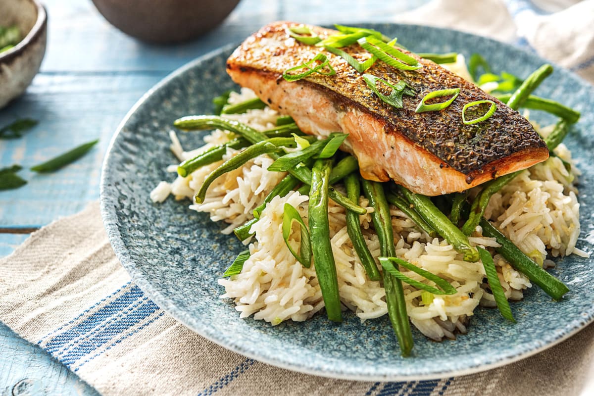 Crispy Teriyaki Salmon