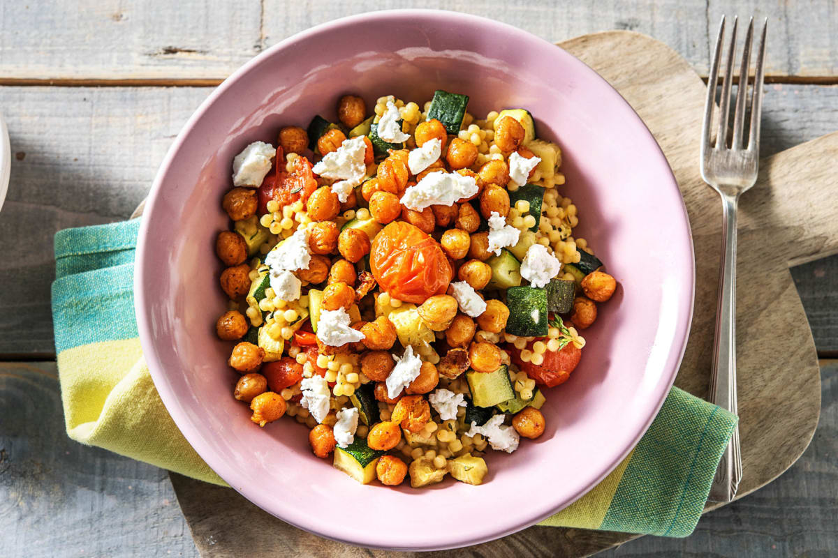 Chickpea-Powered Mediterranean Couscous