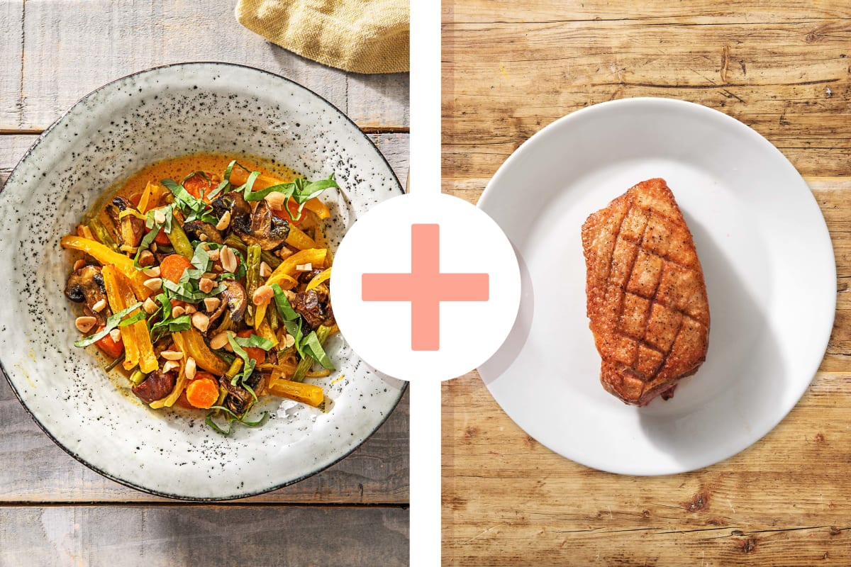 Gelbes Curry Mit Extra Entenbrustfilet Rezept Hellofresh