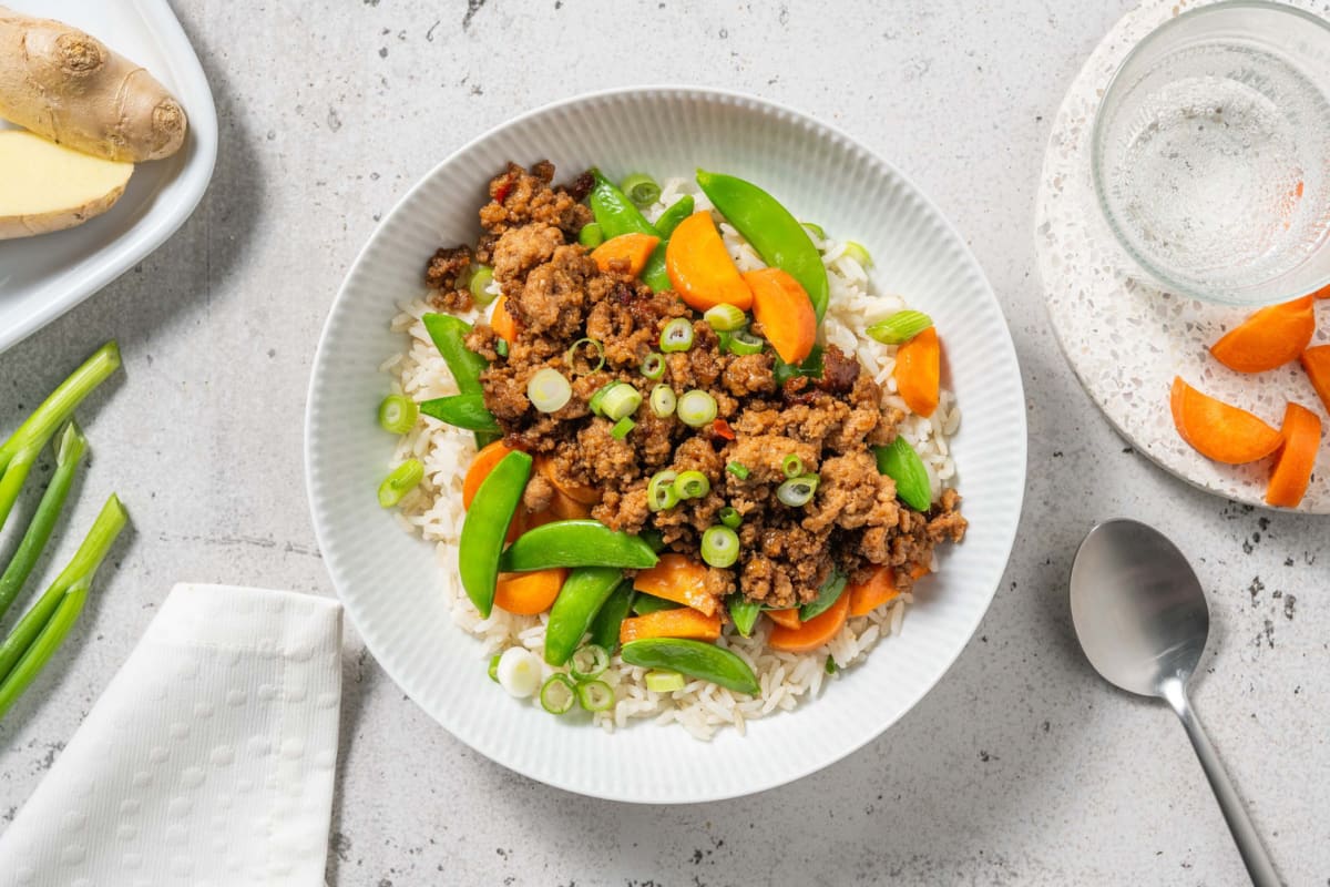 Tofu glacé à la sauce gingembre-hoisin