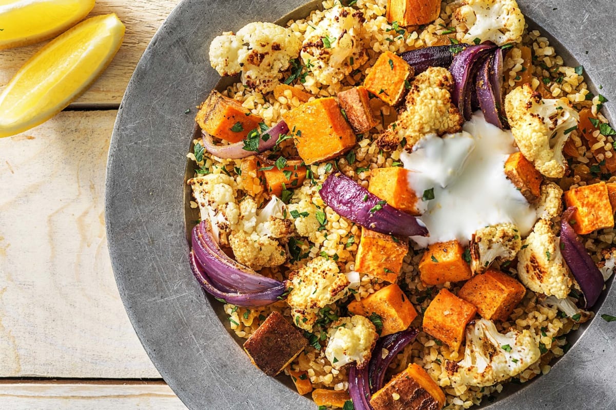 Dukkah-Roasted Cauliflower