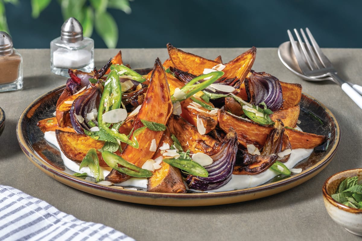 Dukkah Roasted Kumara Wedges