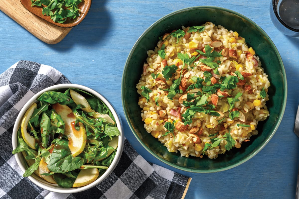 Easy Bacon, Corn & Leek Risotto Recipe HelloFresh