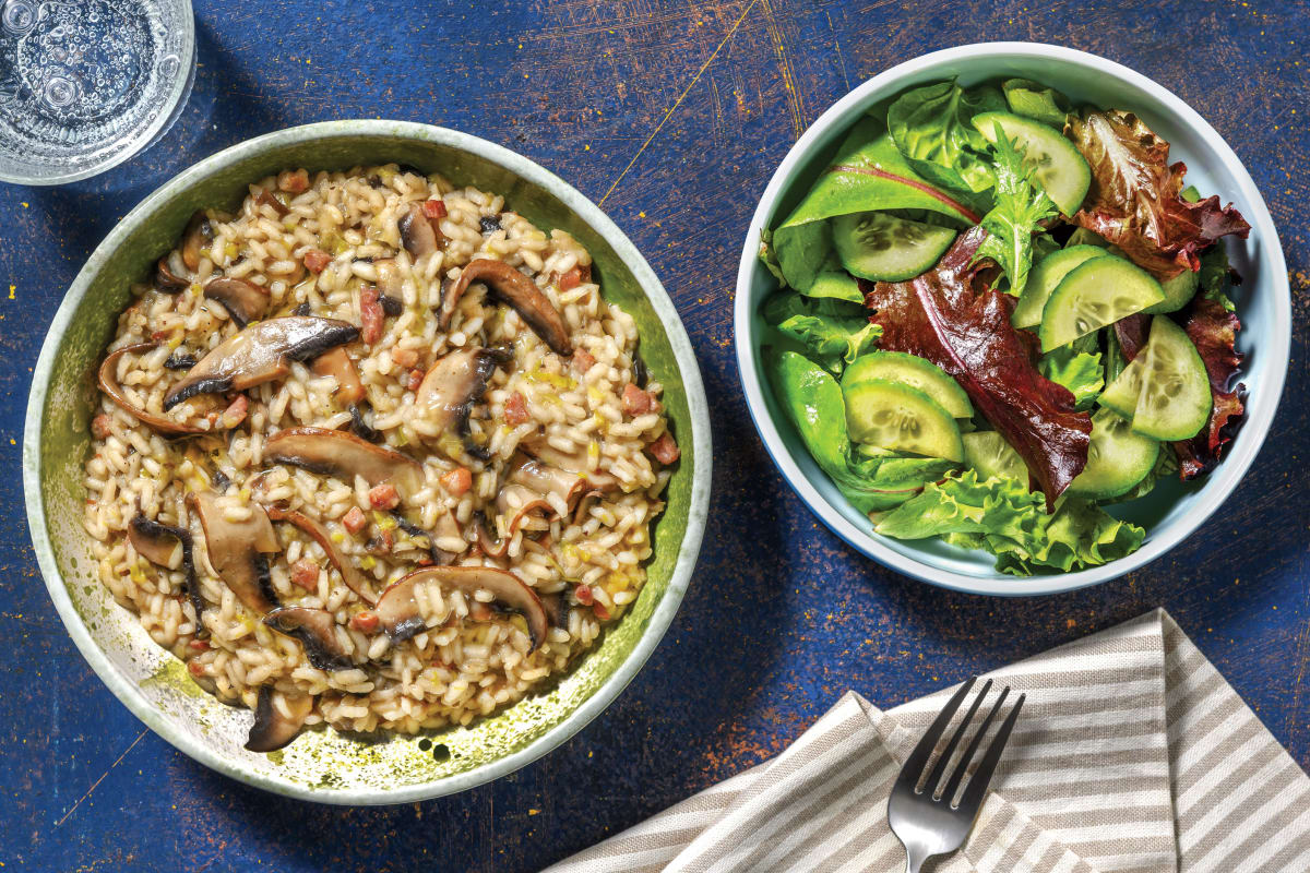 Bacon & Mushroom Risotto