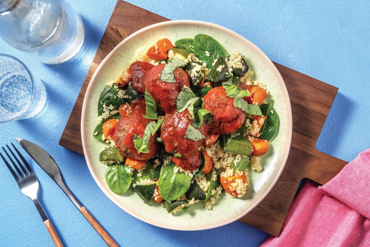 Easy Baked Italian Beef Meatballs