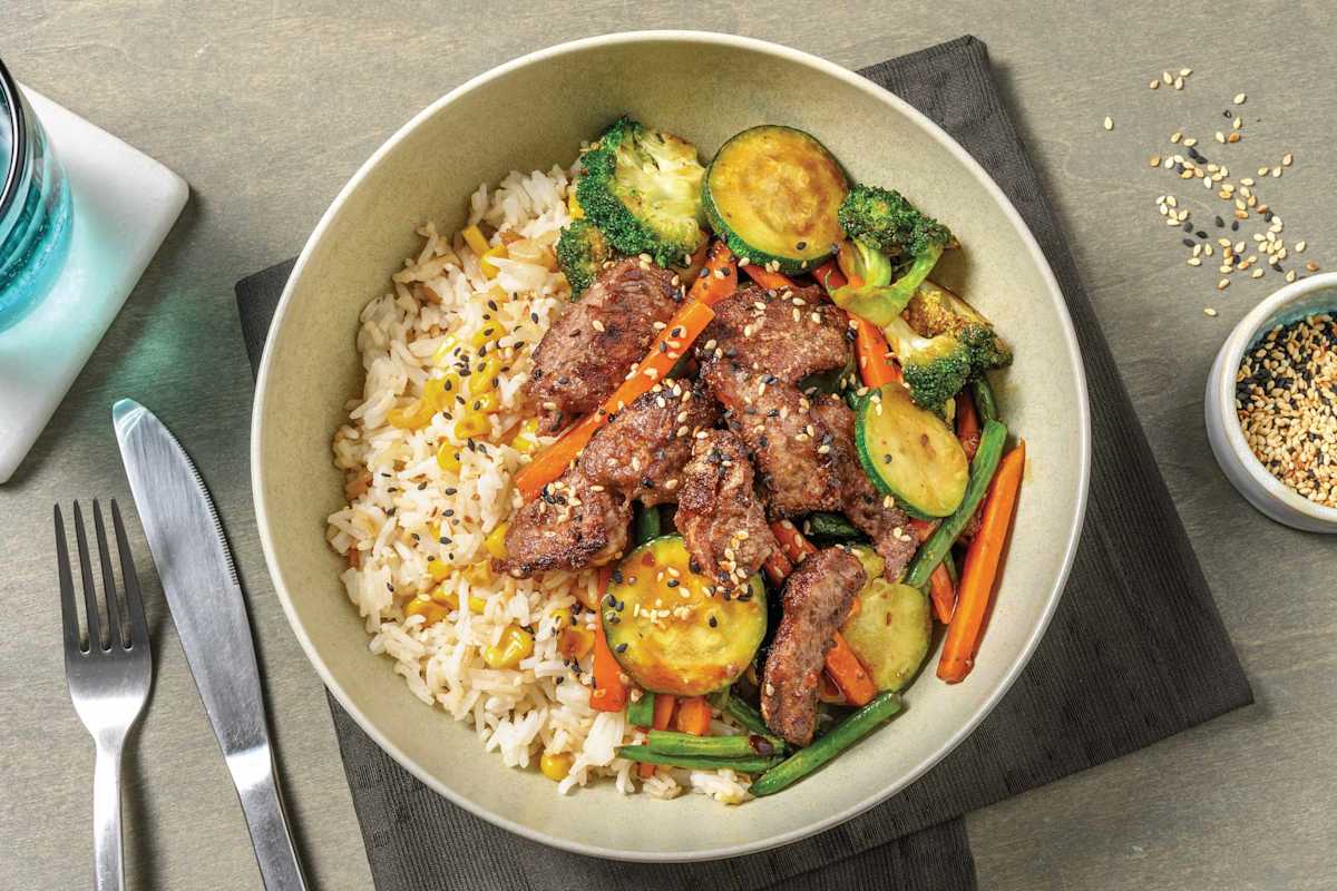 Double Easy Beef & Black Bean Stir-Fry