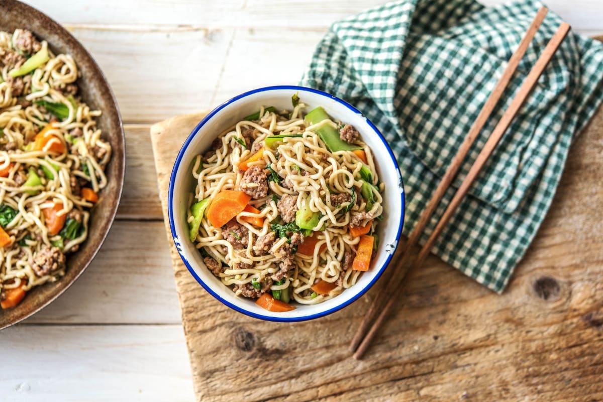 Easy Beef Chow Mein