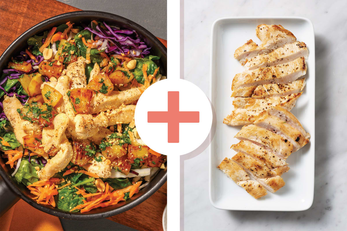 Double Caribbean Chicken & Coconut Sauce