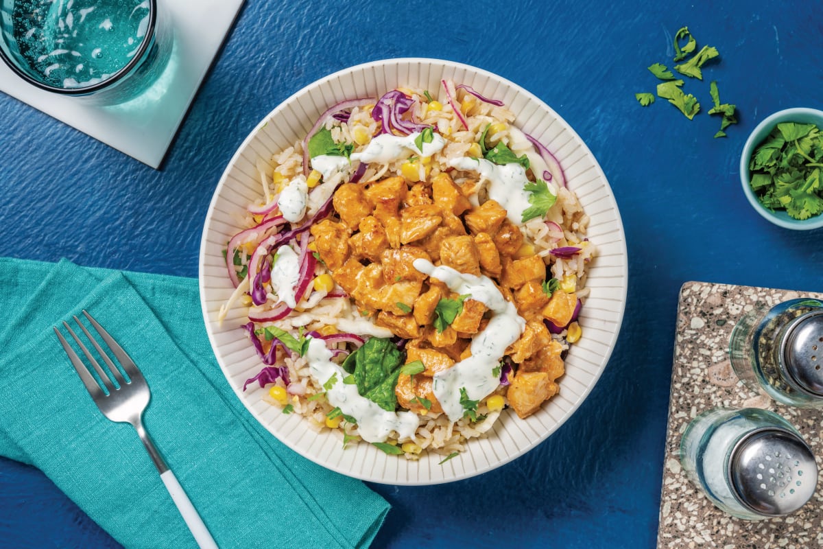 Easy Chipotle Chicken & Brown Rice Bowl